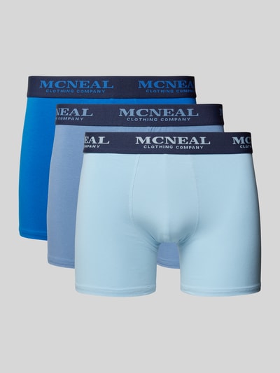 MCNEAL Trunks mit Label-Stitching im 3er-Pack Blau 2