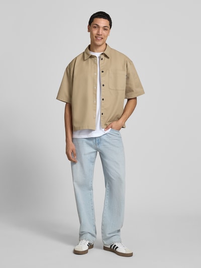 G-Star RAW t-shirt z bawełny z okrągłym dekoltem Biały 1