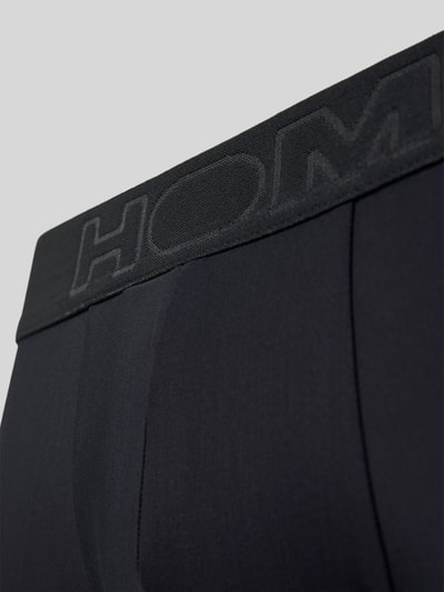 HOM Boxershort met elastische logoband in een set van 3 stuks Zwart - 2