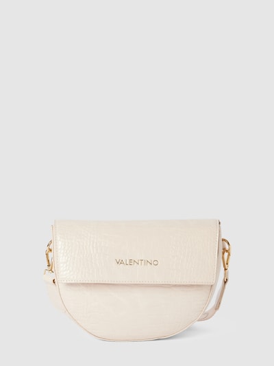 VALENTINO BAGS Crossbody Bag mit Label-Detail Modell 'BIGS' Offwhite 1