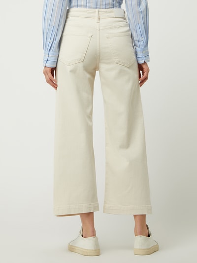 Marc O'Polo Culotte met stretch  Offwhite - 5