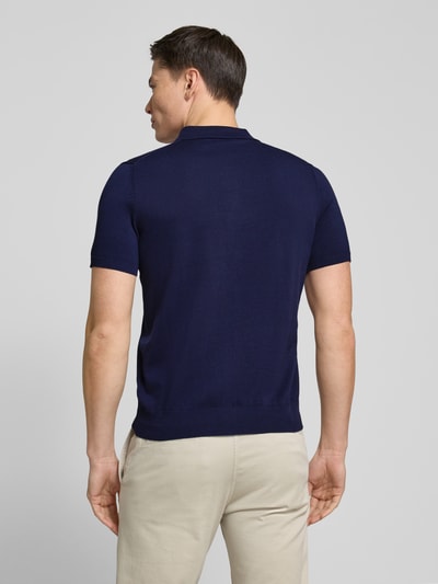 Manuel Ritz Poloshirt met knoopsluiting Marineblauw - 5