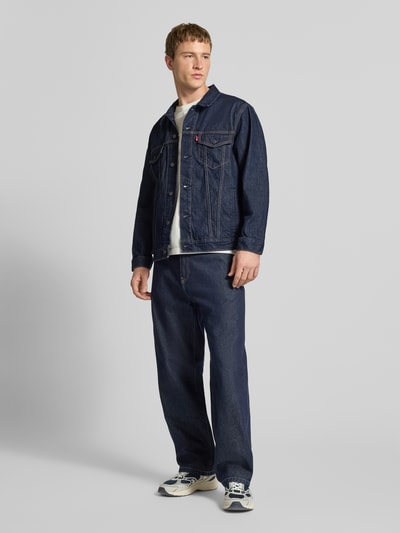 Levi's® Relaxed Fit Jeansjacke aus reiner Baumwolle Dunkelblau 1