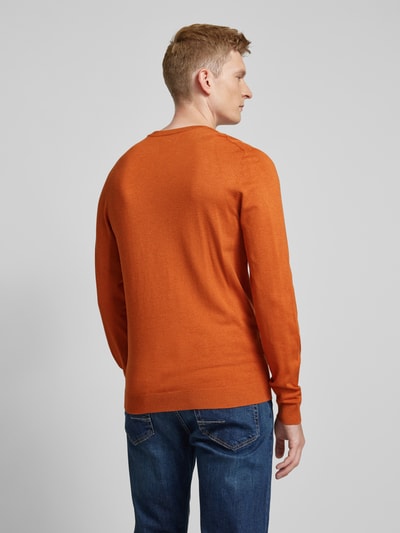 MCNEAL Pullover in Strick-Optik Terra Melange 5