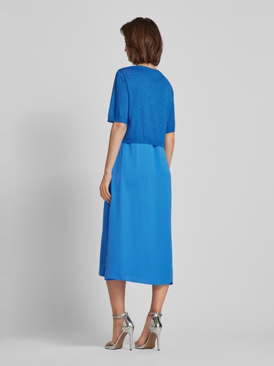 ROBE LÉGÈRE Midi-jurk in laagjeslook Bleu - 5