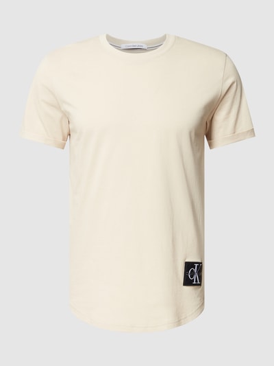 Calvin Klein Jeans T-Shirt mit Label-Detail Sand 2