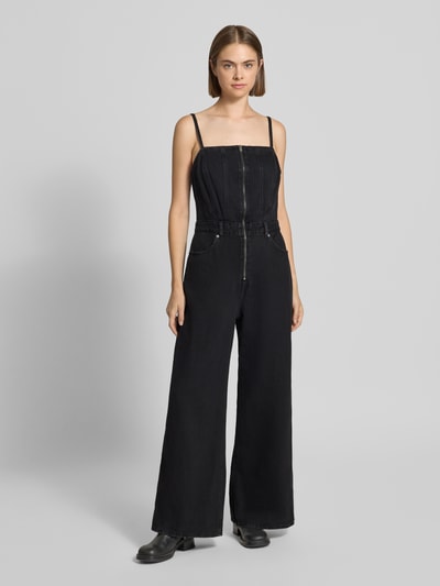 Levi's® 300 Kombinezon w kroju regular fit z czystej bawełny model 'SEAMED' Ciemnoniebieski 1