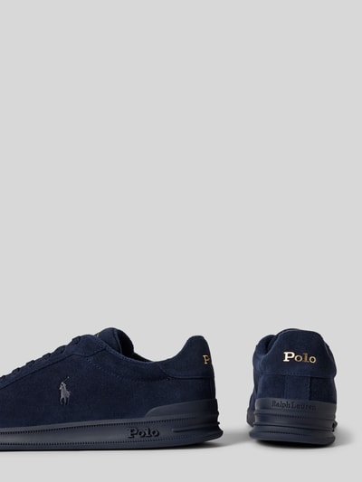 Polo Ralph Lauren Leren sneakers met reliëflogo Marineblauw - 2