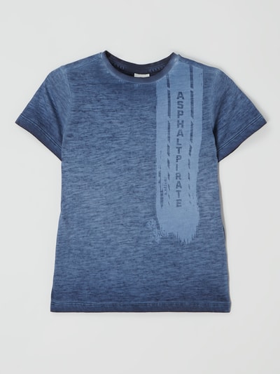 s.Oliver RED LABEL T-Shirt aus Baumwolle Marineblau 1