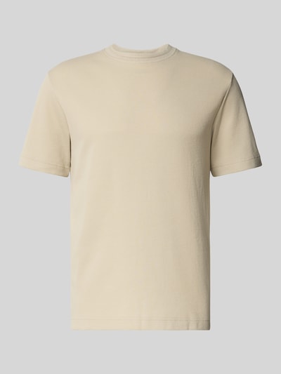 Tom Tailor Regular Fit T-Shirt aus Baumwoll-Mix Beige 2