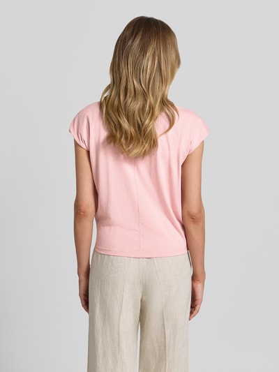 Christian Berg Woman T-Shirt mit Rundhalsausschnitt und Kappärmeln Altrosa 5