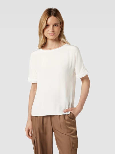 Marc Cain Bluse mit U-Boot-Ausschnitt Offwhite 4