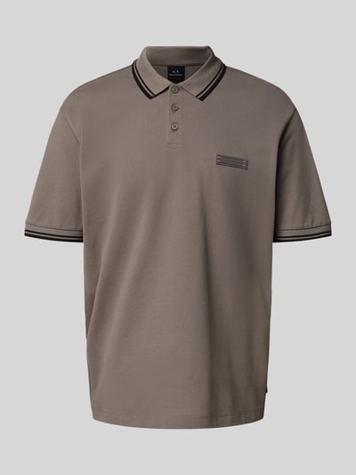ARMANI EXCHANGE Regular Fit Poloshirt mit Knopfleiste Mittelgrau 2