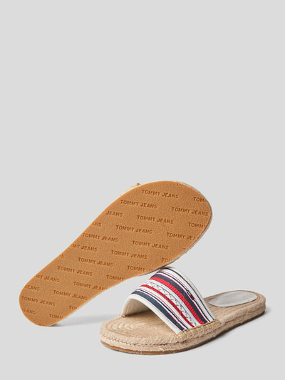 Tommy Jeans Slippers met streepmotief Lichtblauw - 4