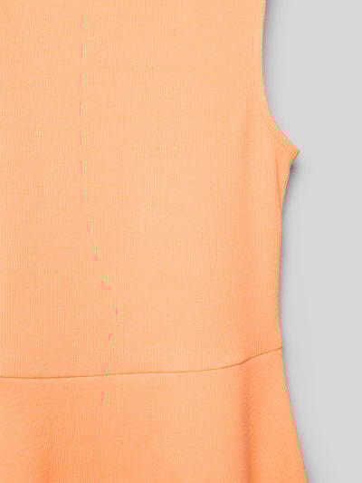 s.Oliver RED LABEL Ausgestelltes Minikleid mit Baumwollanteil Neon Orange 2