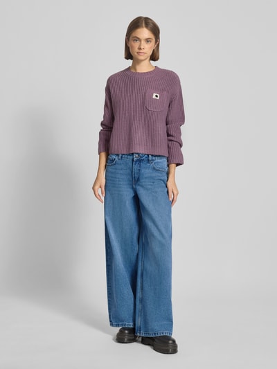 Noisy May Wide Leg Jeans mit Eingrifftaschen Modell 'KETTIE' Jeansblau 1