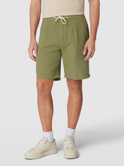 Mango Shorts mit Bundfalten Modell 'alfonso' Khaki 4