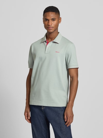 GANT Regular Fit Poloshirt mit Logo-Stitching Hellgrau 4
