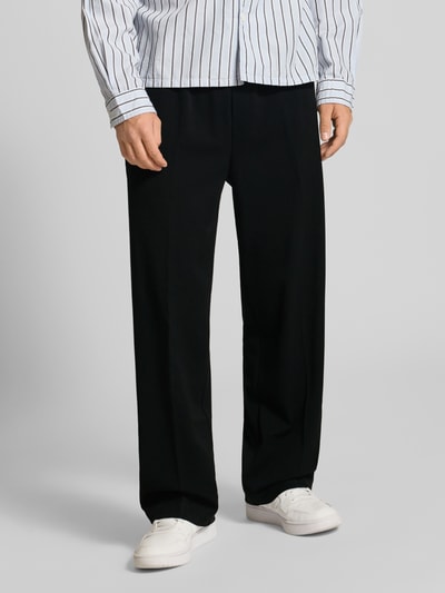 Don´t Waste Culture Straight Fit Stoffhose mit Viskose-Anteil Modell 'Yaho' Black 4