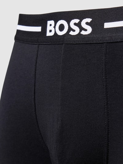 BOSS Boxershort met elastische band met label in een set van 3 stuks Zwart - 2