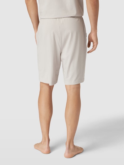 JOOP! Collection Sweatshorts mit Label-Print Ecru 5