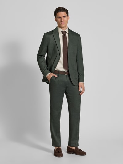 MCNEAL Stoffhose aus Leinenmix Oliv 1
