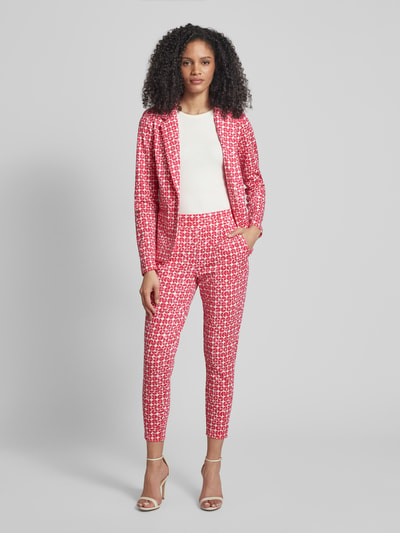 ICHI Blazer mit Allover-Print Modell 'Kate Print' Fuchsia 1