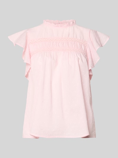 VERO MODA Regular Fit Blusentop aus reiner Baumwolle Modell 'TRINE' Rosa 2