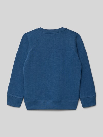 Blue Seven Regular fit sweatshirt met motiefprint Rookblauw - 3