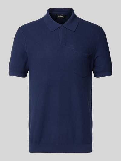 Polo Ralph Lauren Slim Fit Poloshirt mit Kentkragen Marine 2