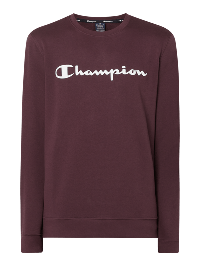 CHAMPION Sweatshirt mit Logo  Aubergine 2