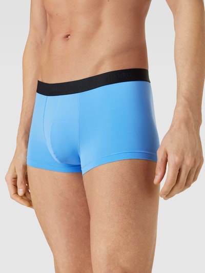 Hanro Boxershort met elastische band met logo, model 'Micro' Blauw - 3