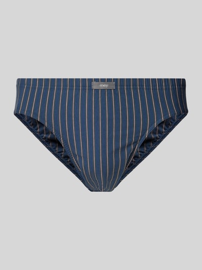 Mey Slip met labeldetail Blauw - 1