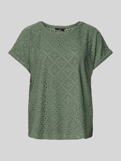 Vero Moda Relaxed Fit T-Shirt mit Lochspitze Modell 'TASSA' Lind 2