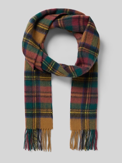 Barbour Sjaal van een mix van wol en kasjmier Rood - 1