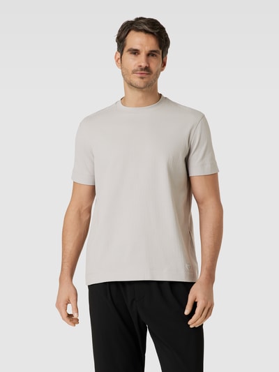 Emporio Armani T-shirt met fijn structuurmotief Lichtgrijs - 4