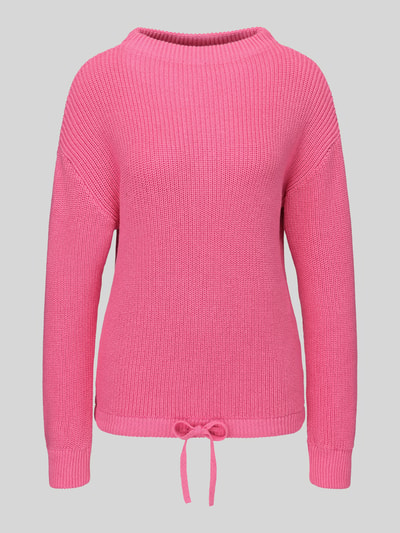 Jake*s Casual Regular Fit Pullover mit Tunnelzug Pink 2