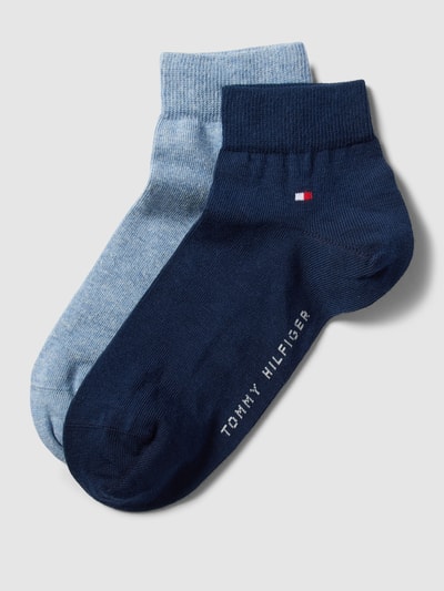 Tommy Hilfiger Socken mit Label-Detail im 2er-Pack Hellblau 1