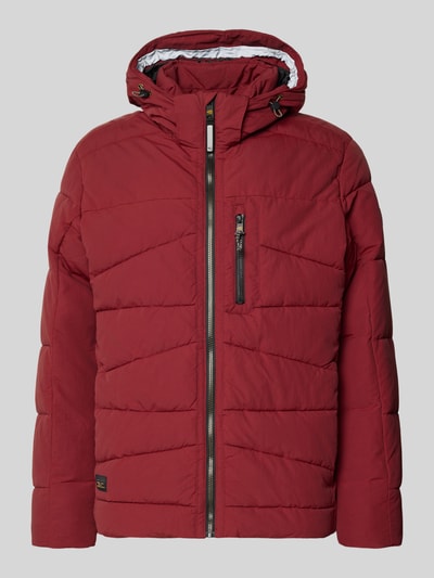camel active Steppjacke mit Kapuze Rot 2