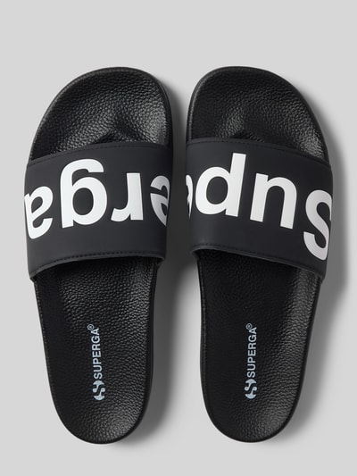 Superga Slippers met logoprint Zwart - 3