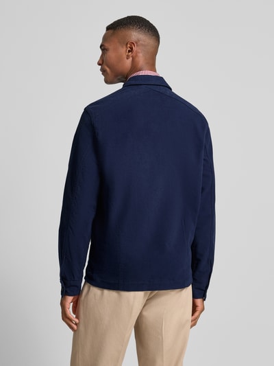 Paul Smith Hemdjacke mit Kentkragen Marine 5
