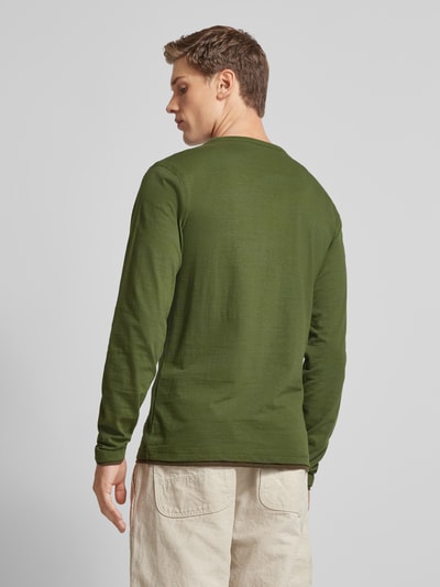 Blend Shirt met lange mouwen en knoopsluiting Groen - 5