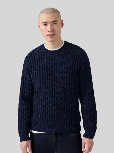 Levi's® sweter z czystej bawełny o kroju regular fit Granatowy 1