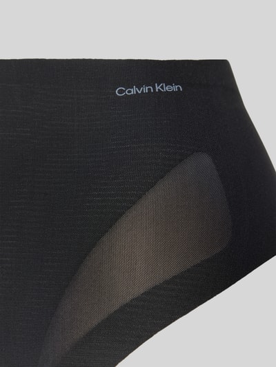 Calvin Klein Underwear String mit Label-Print Black 2