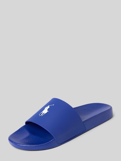 Polo Ralph Lauren Slides mit Logo-Print Royal 1