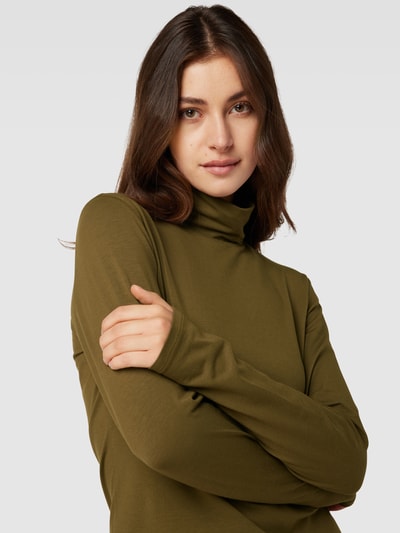 Marc O'Polo Longsleeve mit Rollkragen Khaki 3