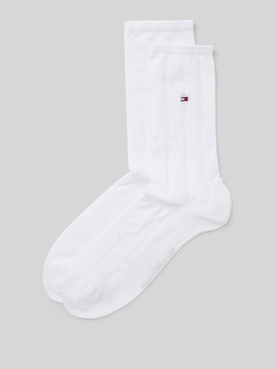 Tommy Hilfiger Socken mit Logo-Print im 2er-Pack Weiss 1