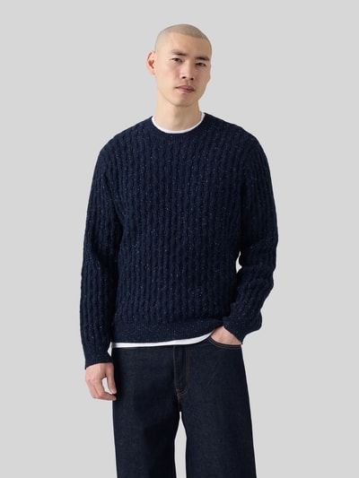 Levi's® sweter z czystej bawełny o kroju regular fit Granatowy 4