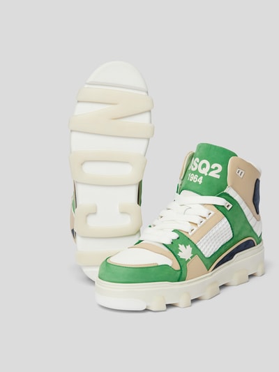 Dsquared2 Accessoires High-Top-Sneaker mit Label-Details Weiss 5