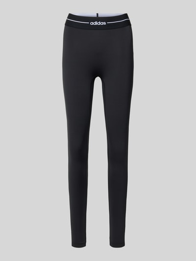 adidas Sportswear Slim Fit Sport-Leggings aus feuchtigkeitsregulierendem Material Modell 'HYPERGLAM' Black 1